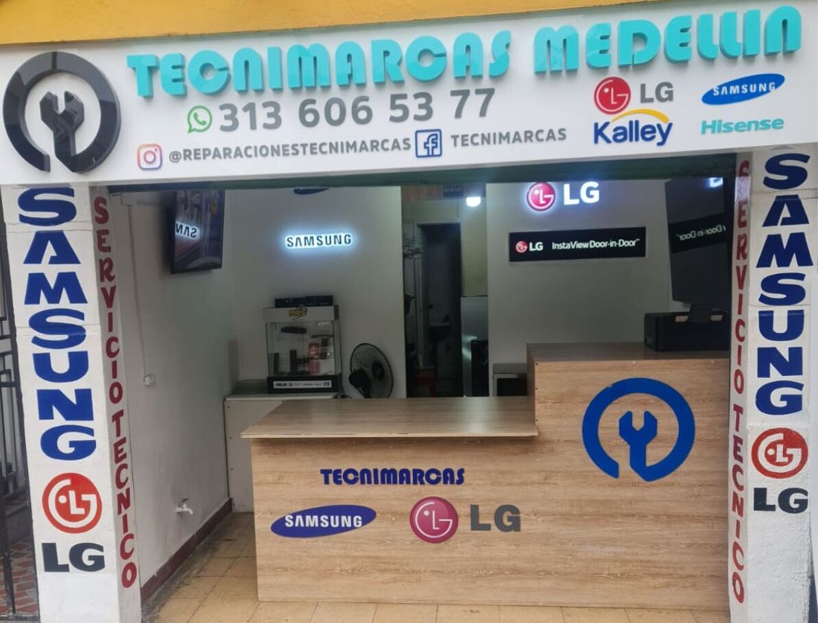 Punto físico taller Tecnimarcas Medellín